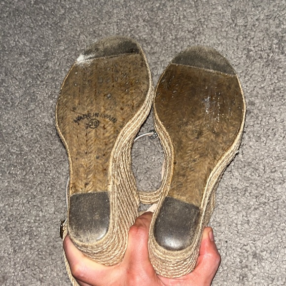 Franco Sarto Yara Espadrille Wedge Sandal Size 8 - Picture 6 of 7